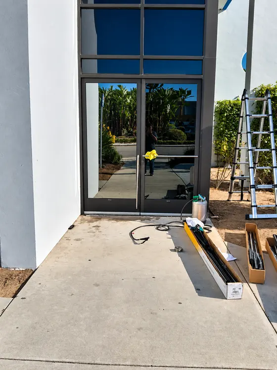 Storefront entry