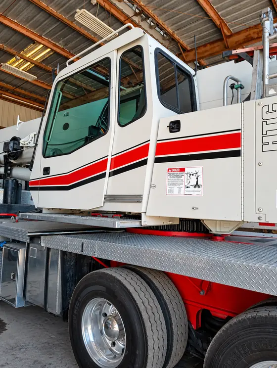 Crane truck cab
